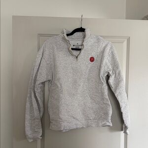 Pure Barre Gray Quarter-Zip Sweatshirt